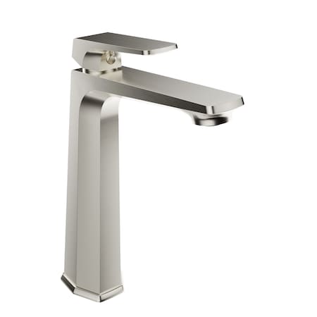 Anzzi 1-Handle Bathroom Vessel Sink Faucet in Brushed Nickel L-AZ904BN